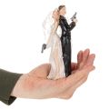 Cake topper bride and groom 15.5cm | Floristik24.ie