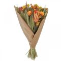 Floristik24 Bouquet of dried flowers Bouquet of meadow flowers Orange H50cm 300g