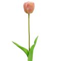 Floristik24 Tulip bouquet pink Real-Touch L43.5cm 5pcs