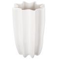 Floristik24 Ribbed vase, tall decorative vase for dried flowers, 24cm