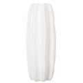 Ribbed vase, modern ceramic vase for dried flowers, 40cm | Floristik24.ie