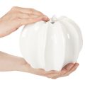 Pumpkin decorative vase, glossy, autumn decoration for living room, 19cm | Floristik24.ie
