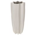 Floristik24 Modern ribbed vase, tall decorative vase for dried flowers, 38cm