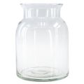 Floristik24 Decorative glass vase lantern glass clear Ø18.5cm H25.5cm