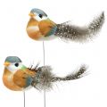 Floristik24 Mini birds on a wire 8cm 12pcs