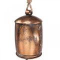 Floristik24 Vintage bell copper metal bell deco hanger Ø13.5cm 49cm