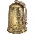 Floristik24 Vintage bell brass metal bell thimble Ø25cm H34cm