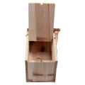 Floristik24 Wooden birdhouse nesting box natural brown/beige 23cm 1pc
