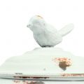 Floristik24 Bird feeder to hang antique white Ø22cm H26.5cm