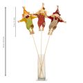 Decorative scarecrow figure on a stick for crafting and plants, 60cm | Floristik24.ie