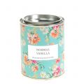 Floristik24 Vanilla scented candle in flower box Ø6.5cm