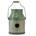 Floristik24 Decorative birdhouse metal wall birdhouse milk jug H26cm