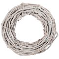 Floristik24 Willow wreath decoration, wreath made of whitewashed branches, 40cm
