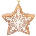 Christmas ornaments, gingerbread, icing look, nutcracker, star, tree, wreath, 6cm, 4 pieces | Floristik24.ie