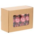 Christmas bauble glass decoration, shiny, 3cm, 22 pieces | Floristik24.ie