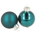 Floristik24 Christmas baubles, matte and glossy, small Christmas decorations, 4cm, 24 pieces