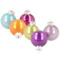 Floristik24 Christmas tree bauble set, colorful Christmas baubles, shiny, 40mm, 24 pieces