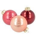 Floristik24 Christmas Bauble Set, Shiny Festive Decoration, 6cm, 24 Pieces