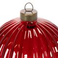 Christmas baubles, glass, red,