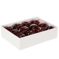 Christmas baubles, glass, red,
