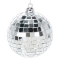 Floristik24 Christmas bauble decoration, mirrored ball for hanging, 7cm, 6 pieces