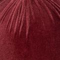 Large red velvet-look