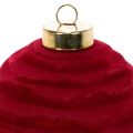 Christmas bauble, velvety