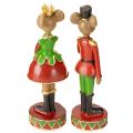 Christmas mouse decoration figures 14.5cm red-green 2 pieces | Floristik24.ie