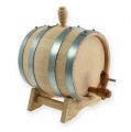 Floristik24 Wooden barrel, wine barrel with stand 5 liters