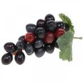 Floristik24 Decorative grapes Black Decorative fruit Artificial grapes 15cm