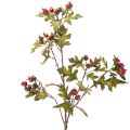 Floristik24 Artificial hawthorn branch with red berries, decoration, 110cm