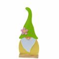 Floristik24 Gnome dwarf standing felt green, shop window decoration 22cm x 6cm H51cm