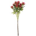 Artificial red thistle branch for decoration, 67cm, 3 pieces | Floristik24.ie
