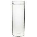 Floristik24 Flower vase, glass cylinder, glass vase round Ø10cm H27cm