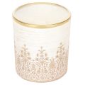 Lantern glass tealight holder