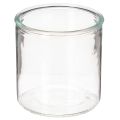 Floristik24 Glass cylinder vase, transparent, versatile, 10cm, 3 pieces