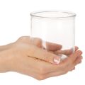 Glass cylinder vase, transparent, versatile, 10cm, 3 pieces | Floristik24.ie