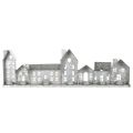 Decorative row of houses with