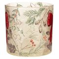 Glass votive candle holder