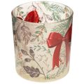 Glass votive candle holder