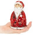 Floristik24 Santa Claus decorative figure as a tealight holder with stars, table decoration, 15cm