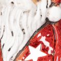 Santa Claus decorative figure as a tealight holder with stars, table decoration, 15cm | Floristik24.ie