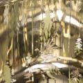 Glass tealight holder with