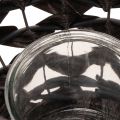 Lantern braided black, brown