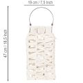 Hanging lantern, summer decoration, lantern, macramé H35.5cm W19cm | Floristik24.ie