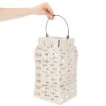 Hanging lantern, summer decoration, lantern, macramé H35.5cm W19cm | Floristik24.ie