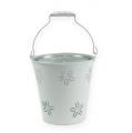 Floristik24 Lantern bucket white Ø17cm H17cm