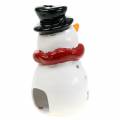 Floristik24 Lantern snowman cylinder 20cm