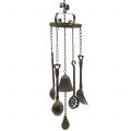 Floristik24 Wind chime to hang with kitchen utensils 75cm
