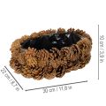 Oval pine cone planter, 30cm | Floristik24.ie